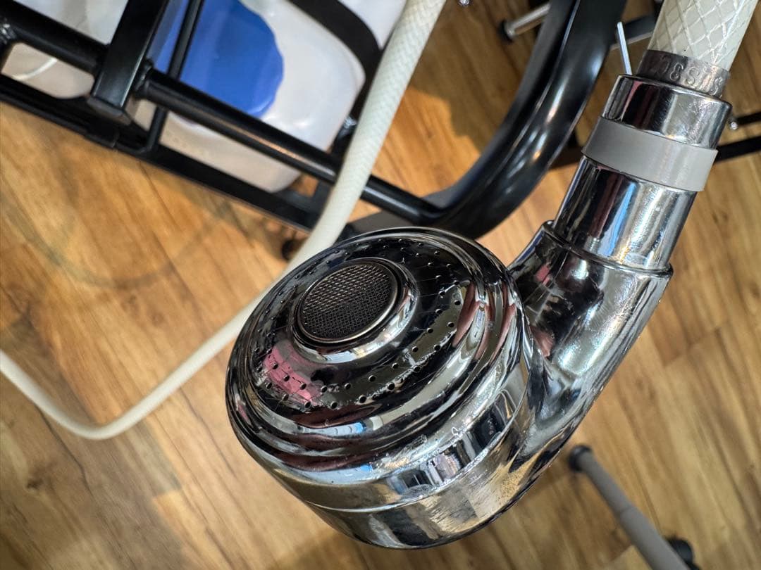 【取りに来れる方限定】移動式シャンプー台　バックシャンプーチェア付き　訪問美容