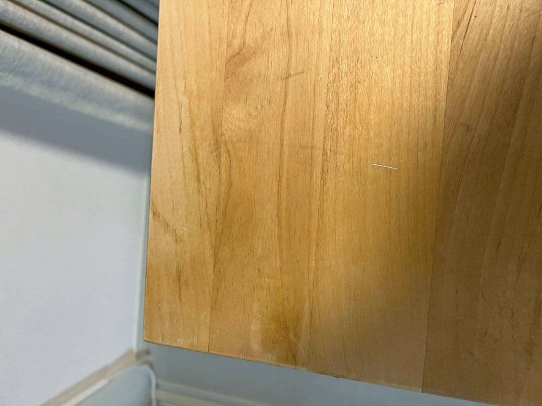 ナチュラルウッド デスク 引き出し付き（デスクのみ）