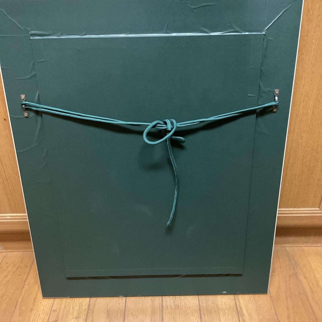 油彩画 レオナルド・ダビンチ 【 モナリザの微笑 】 模写 額装仕立て