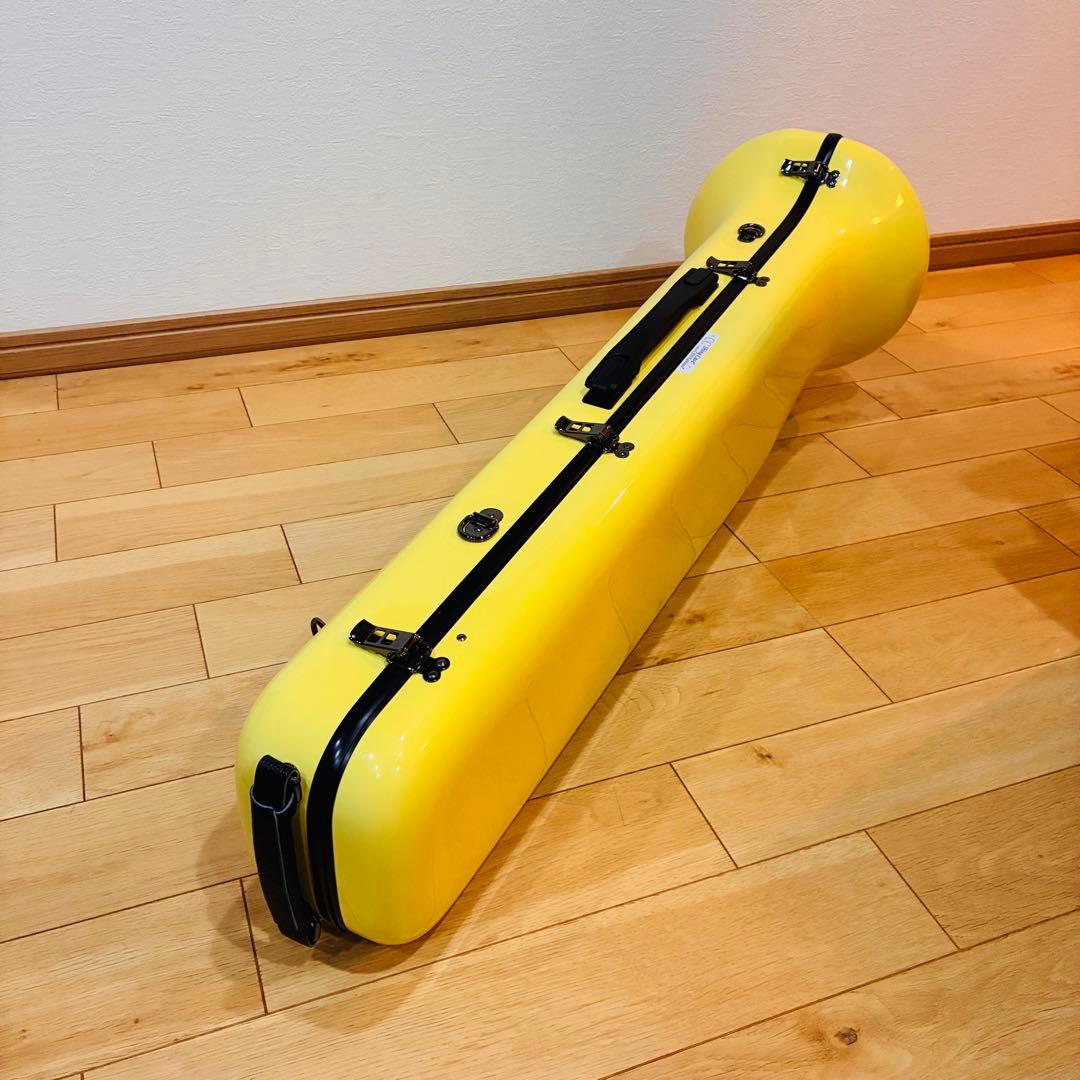 CCシャイニー トロンボーン ハードケース イエロー J.W.Eastman