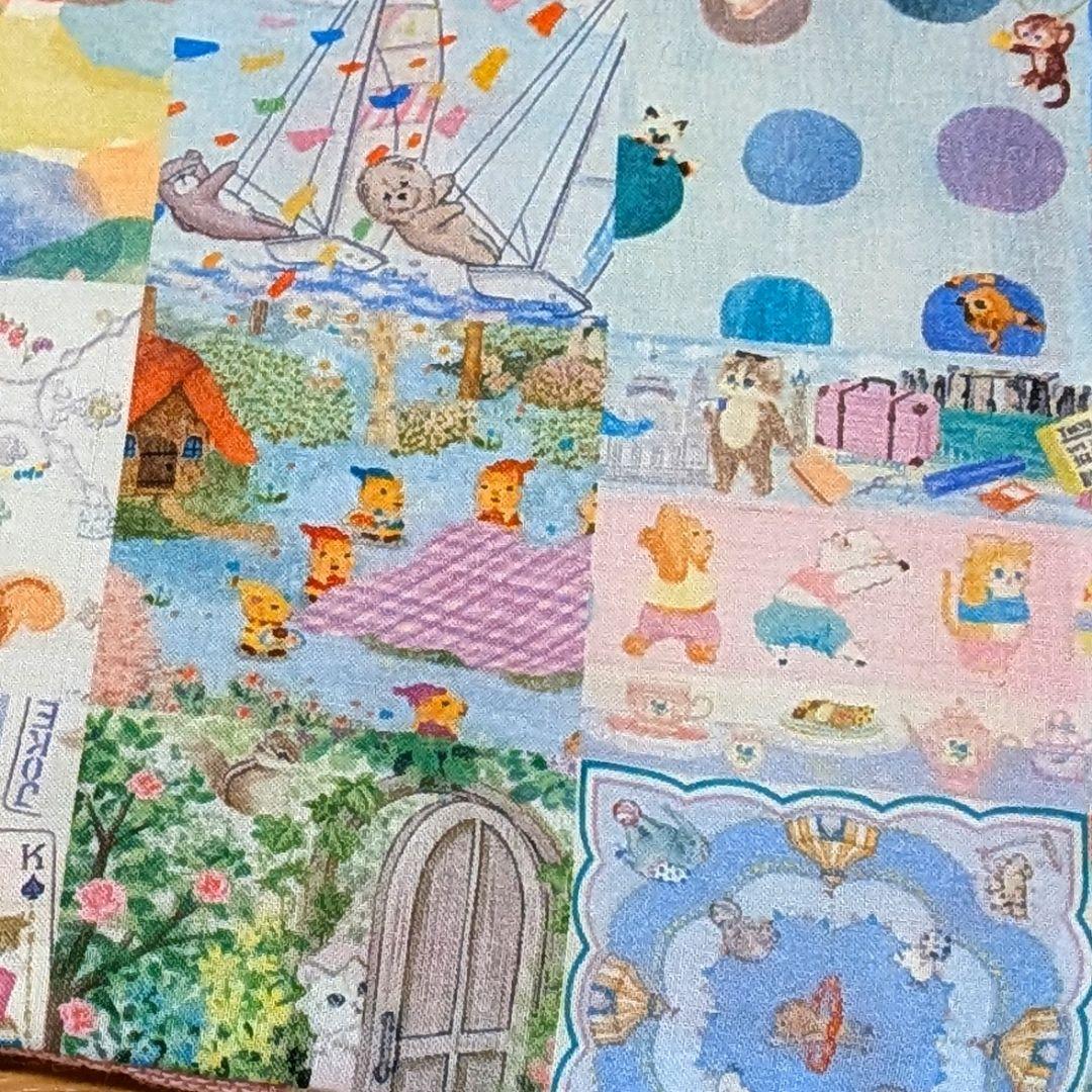 新作☆ふわふわガーゼハンカチ⭐️ユキエモン☆アニバーサリーパッチ