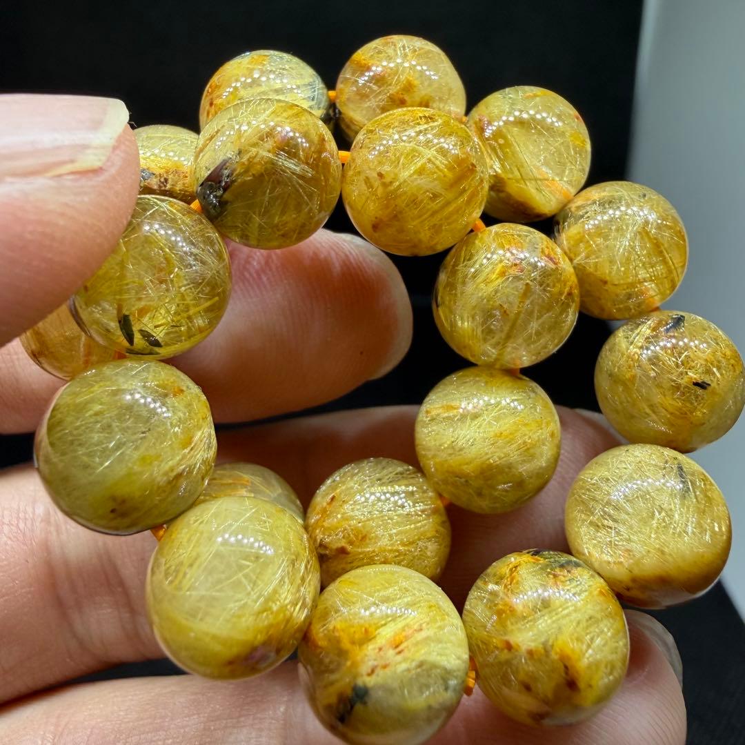 ◯093 ゴールド タイチン ルチル クォーツ ヘマタイト◯