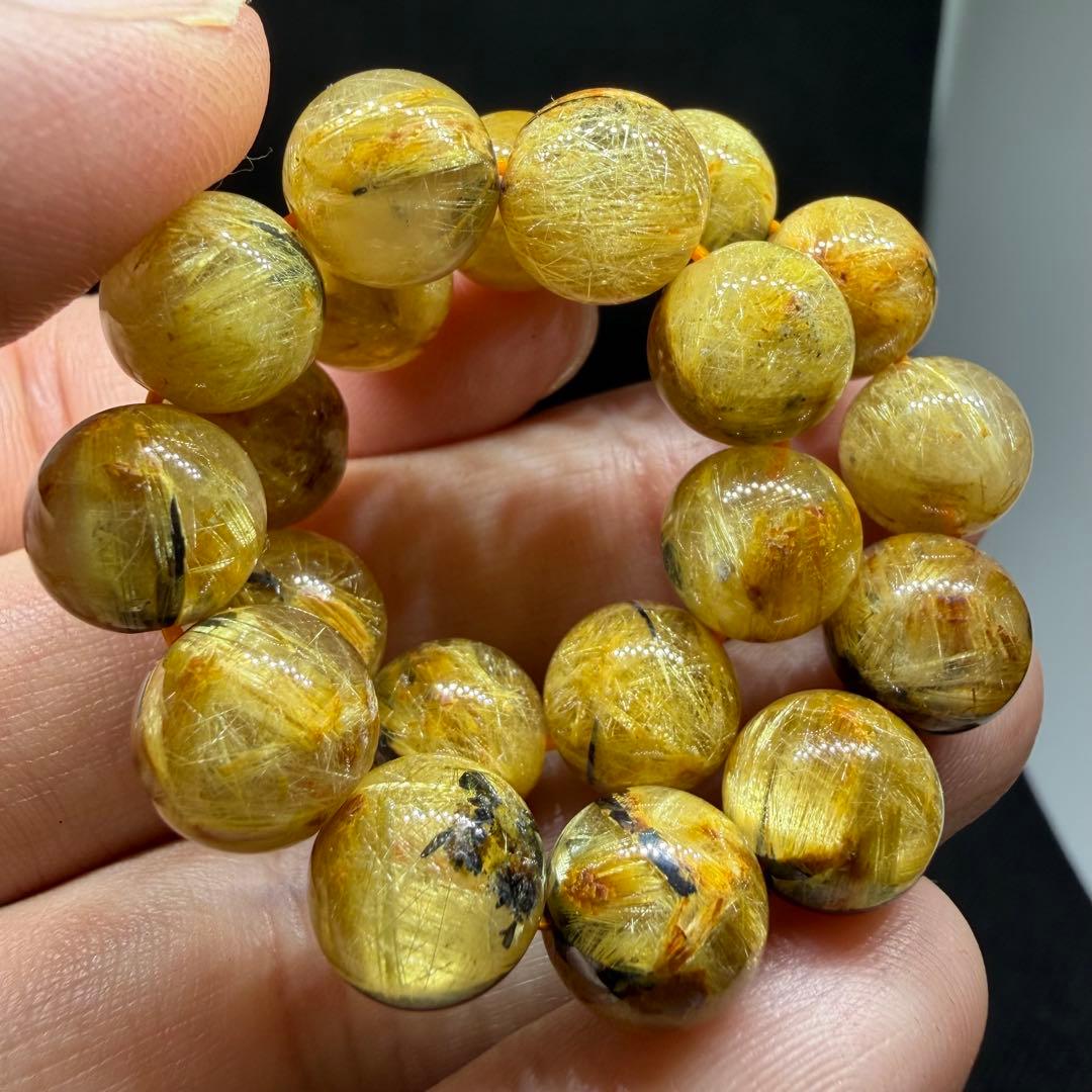 ◯093 ゴールド タイチン ルチル クォーツ ヘマタイト◯