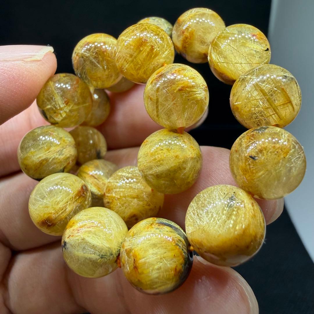 ◯093 ゴールド タイチン ルチル クォーツ ヘマタイト◯