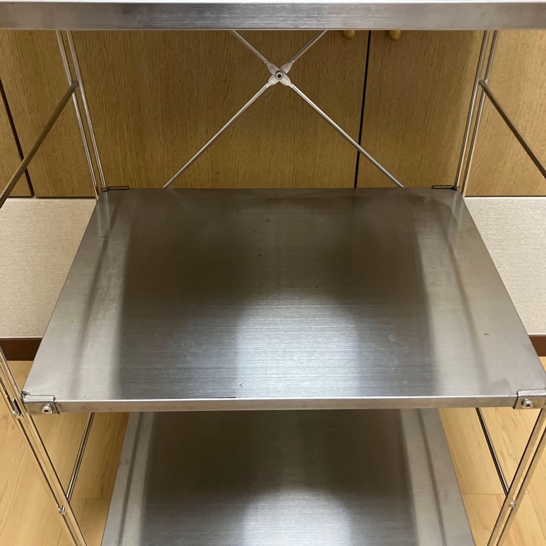 無印良品 ステンレスユニットシェルフ　4段オープンラック