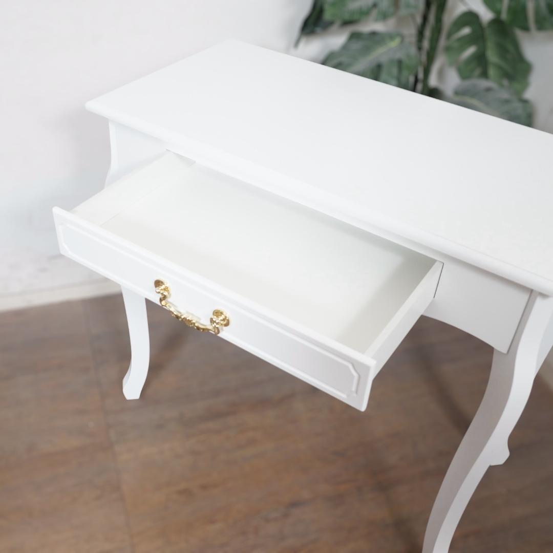 【新品】猫脚　アンティーク風デスク　姫系　フレンチ　ロマンティック　アウトレット