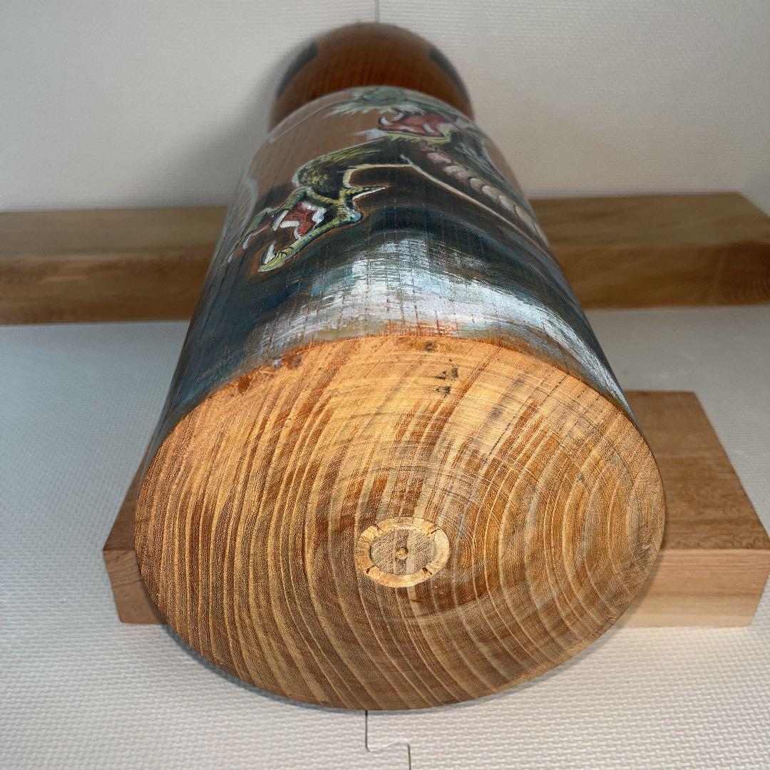 ⭕️⭕️2尺大 伝統こけし 木地山こけし 師匠伊藤常治 元祖 佐々木春男