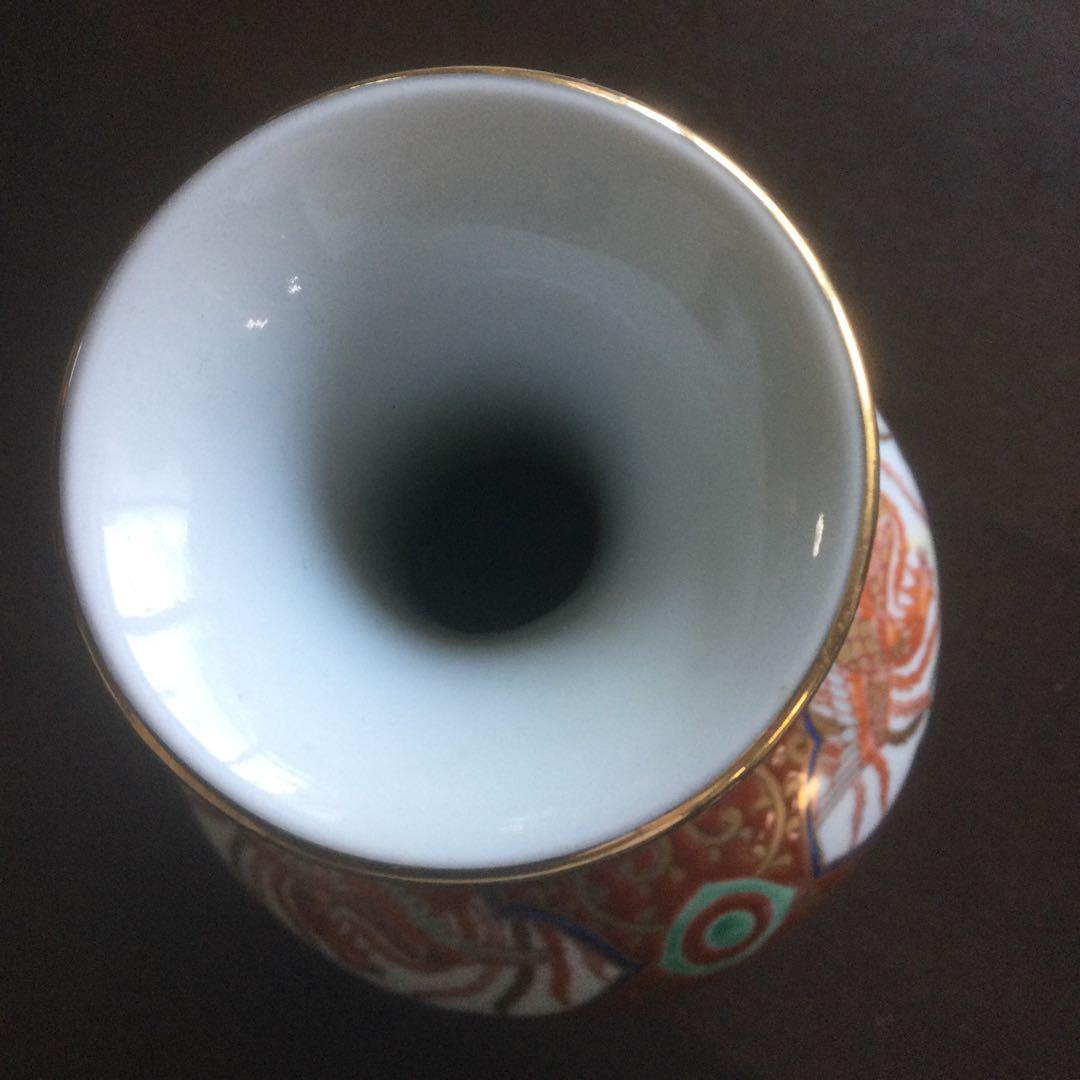 HMZ120】有田焼 桃司作 花瓶 赤 透かし網目 長期保管品 - メルカリ