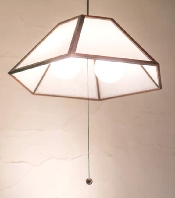 【新洋電気AP822-2】和風ペンダントライト②※訳ありほぼ未使用品