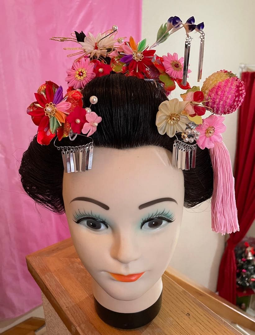 七五三髪飾り（鶴）