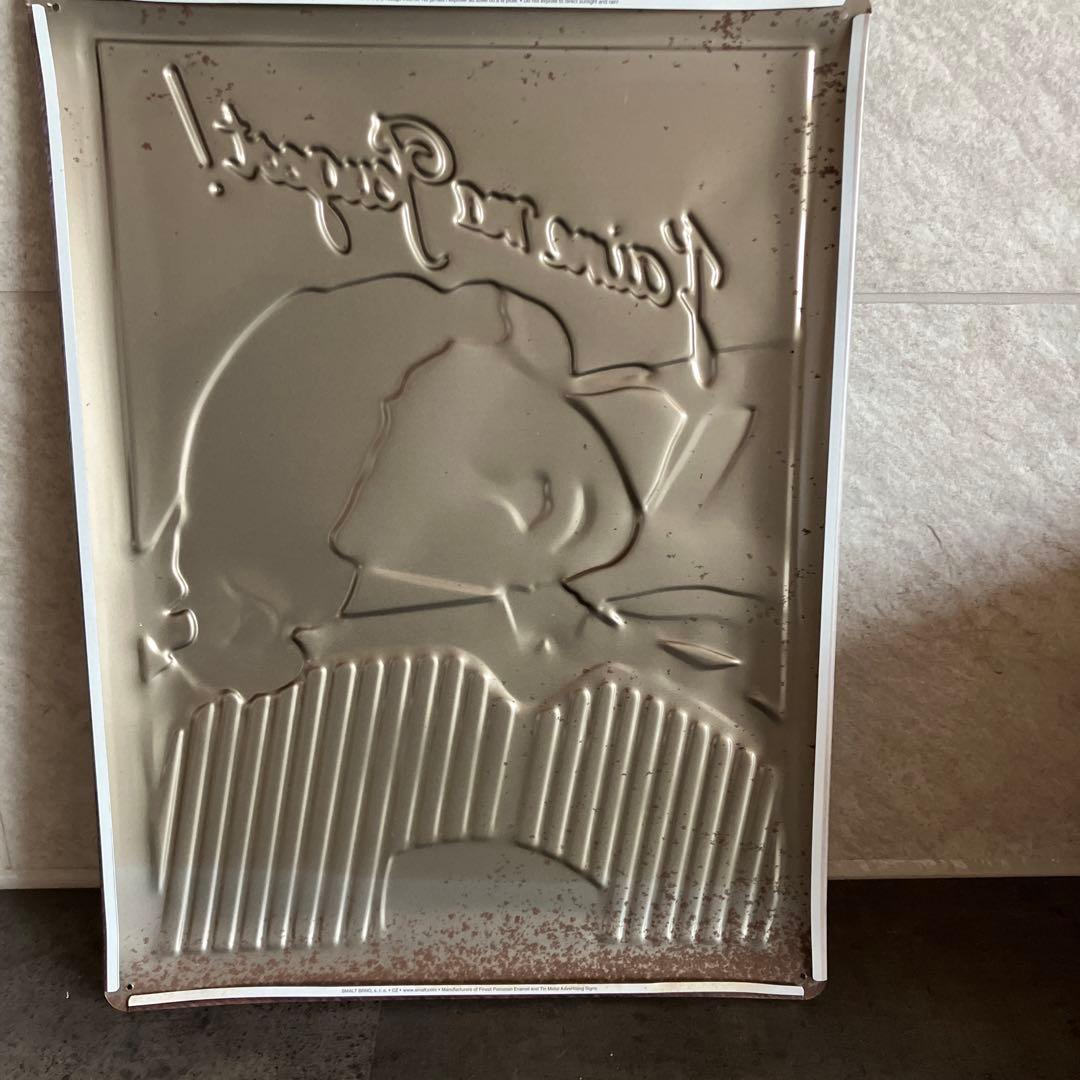 ヴィンテージ プジョー ブリキ 広告プレート アンテーク アートパネル