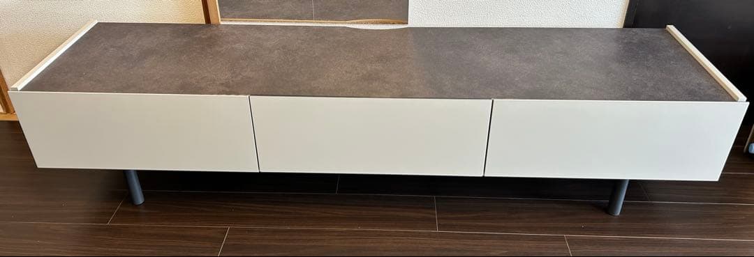 ※訳あり※パモウナ製　テレビボード　WVシリーズ　ホワイト　180