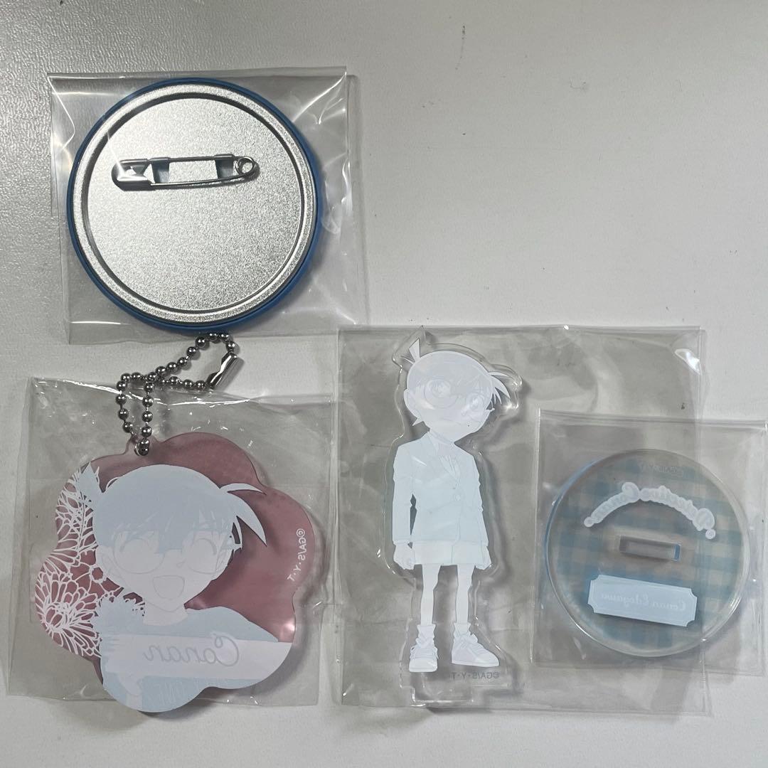 江戸川コナン まとめ アクリルキーホルダー CreamyColorアクスタ 缶バ
