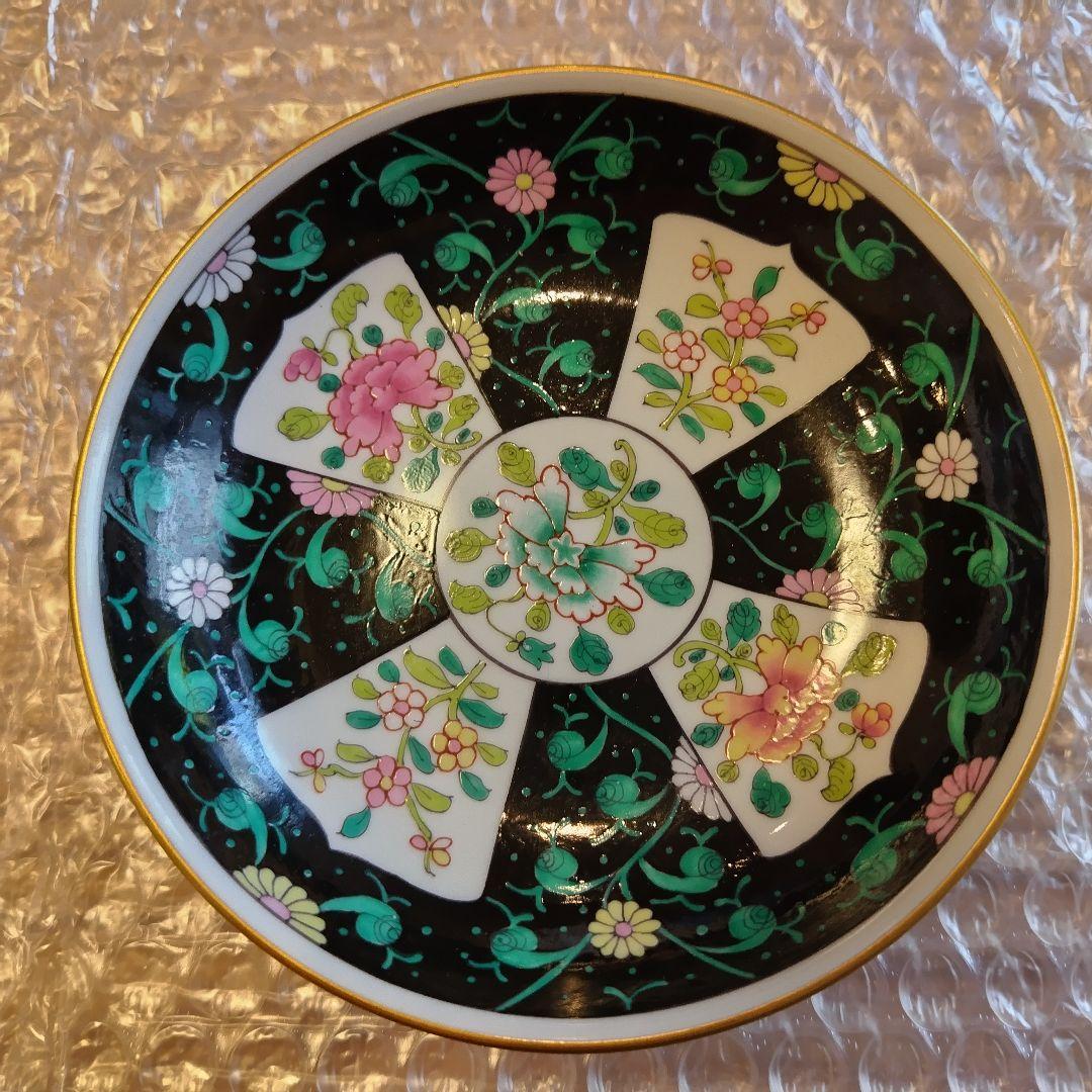 ヘレンド 西安の黒 デミタスカップ&ソーサー シノワズリ マンダリン