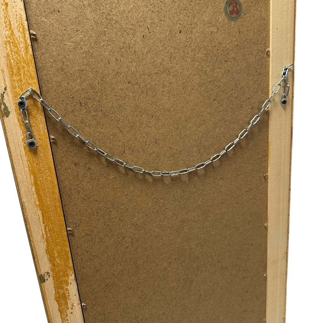 【良品】アンティーク イタリア製 壁掛 姿見