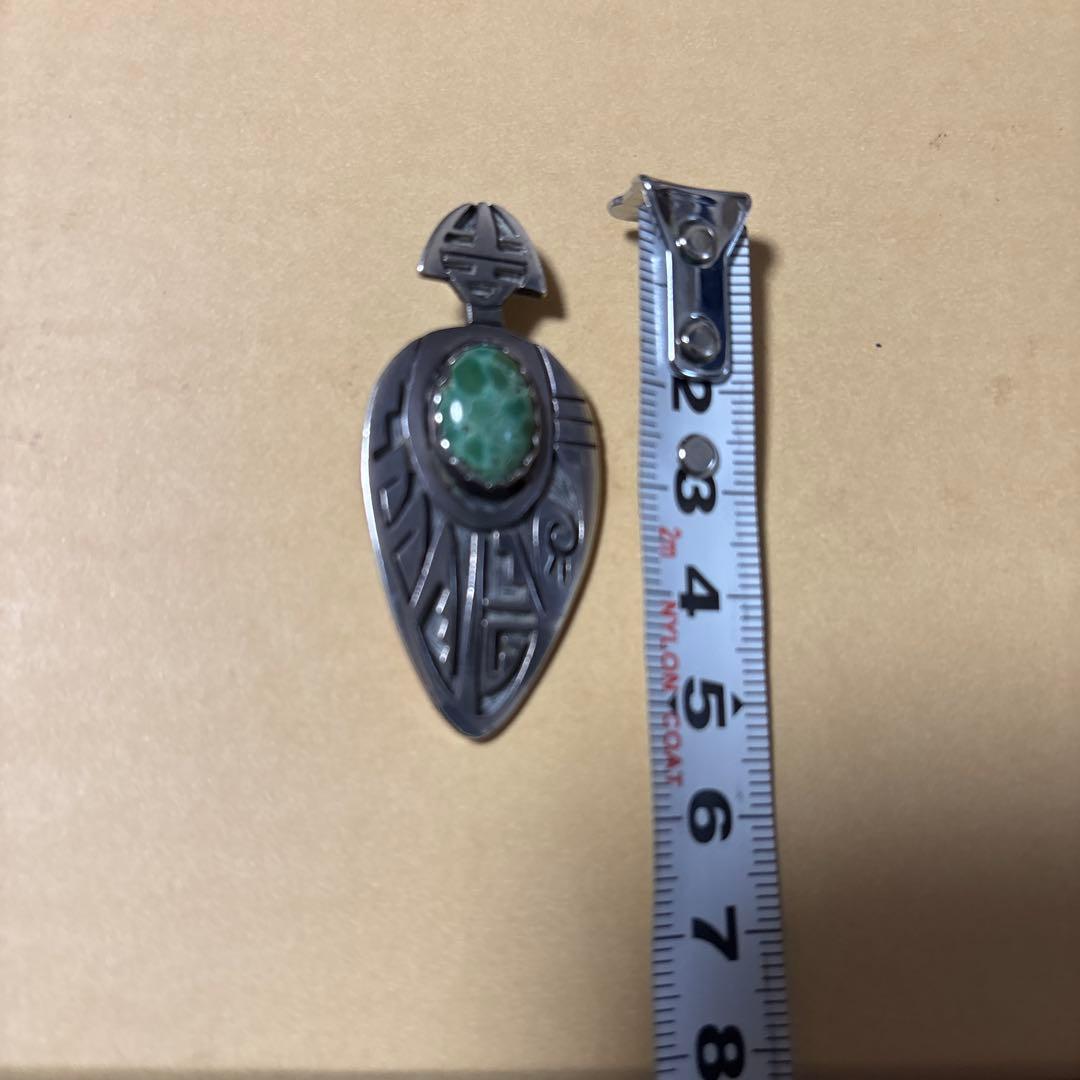 ターコイズ シルバー925 ペンダント　ナバホ族