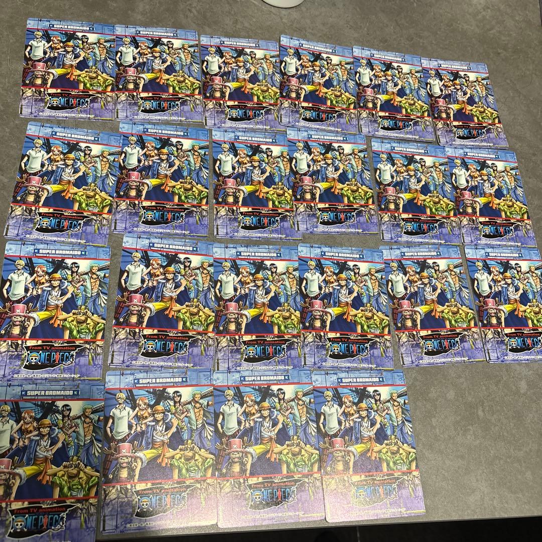 ワンピース スーパーブロマイド 22枚 - メルカリ