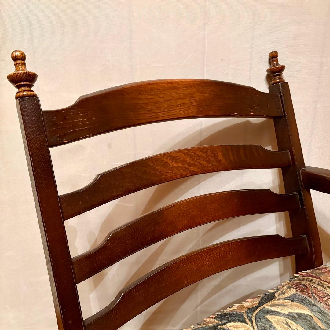 【飛騨産業】\"穂高\"左肘付きチェア (シエスタG)