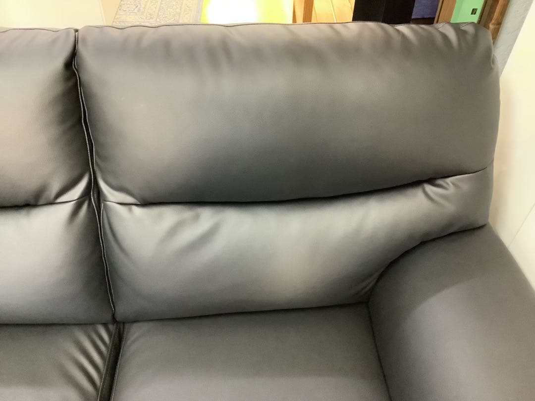 ニトリ 2人掛けソファー｜Nシールド キャッツ3 BK