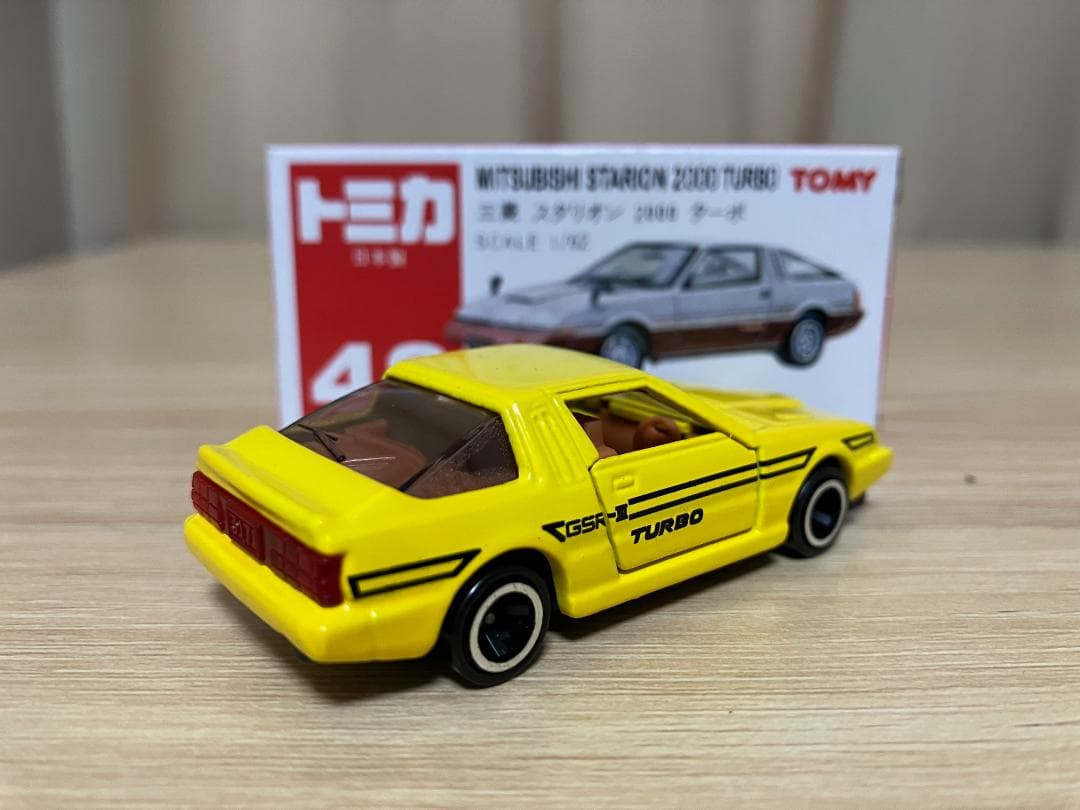 日本製トミカ 赤箱48 三菱スタリオン 2000 ターボ デットストック