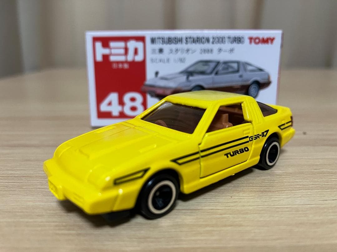 日本製トミカ 赤箱48 三菱スタリオン 2000 ターボ デットストック