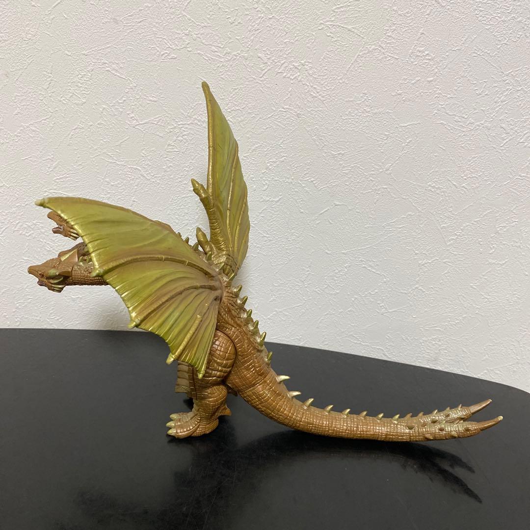 当時物 1998 バンダイ 白亜紀型 キングギドラ ソフビフィギュア ゴジラ