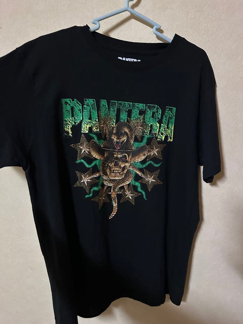 PANtera ブラック Tシャツ グラフィックプリント - メルカリ