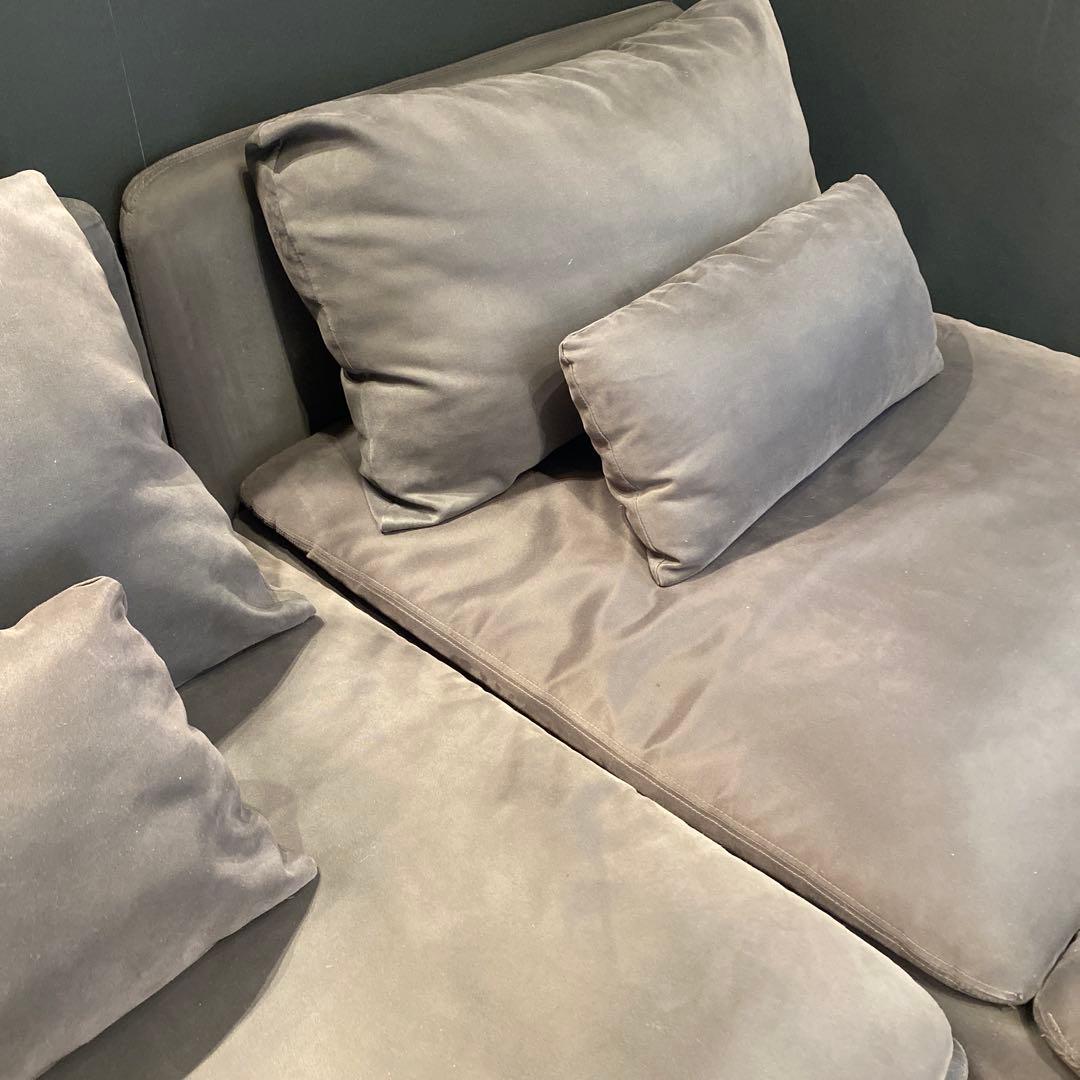 IKEAソーデルハムン　3人掛け　寝椅子　オットマン3点セット