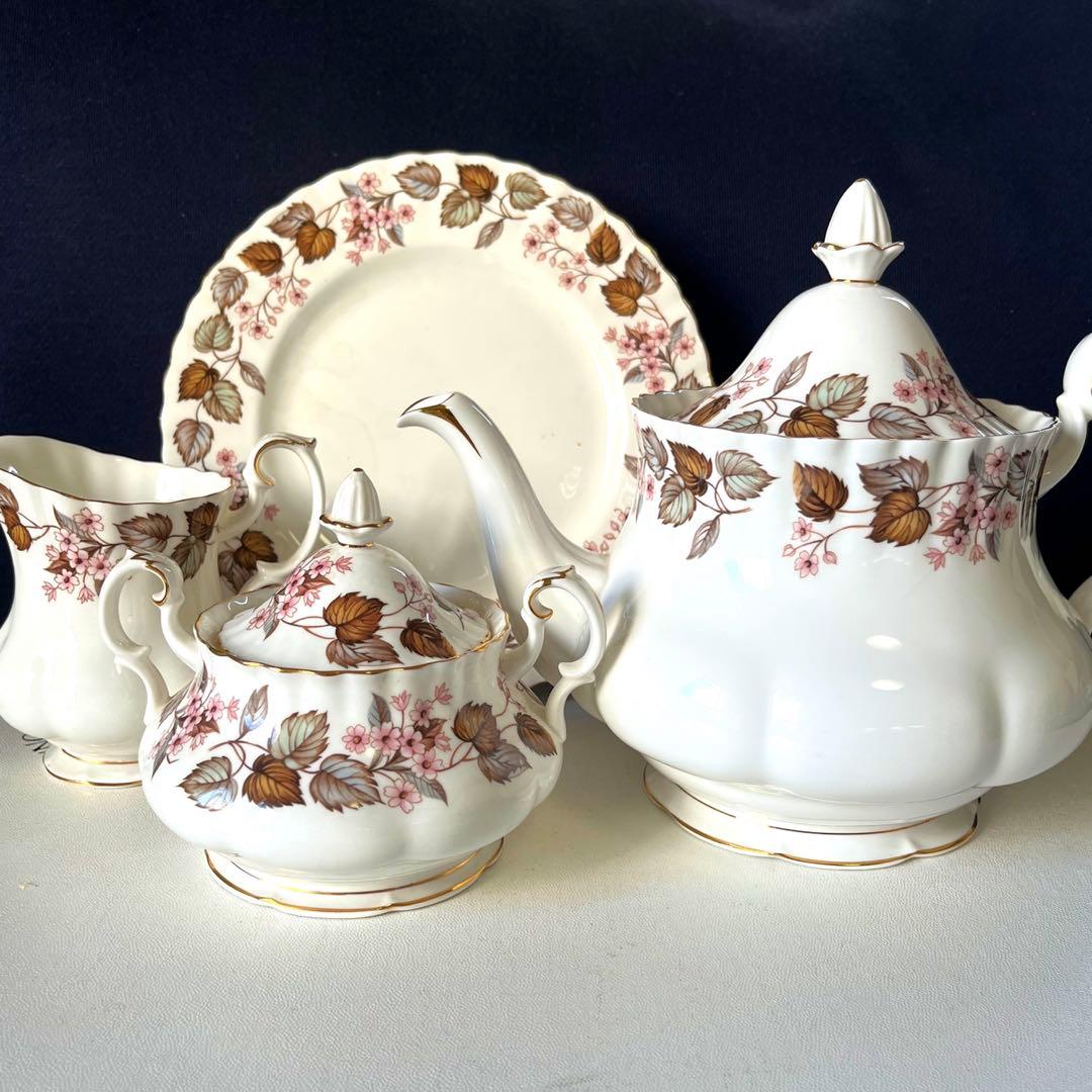 ロイヤルアルバート リンデンリー　ポットセット