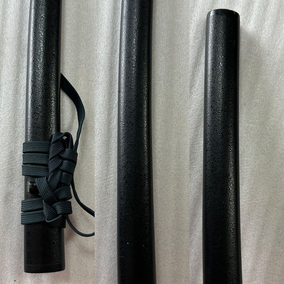 模造刀 樋入り刀身 打刀 黑鞘 コスプレ 鞘付き長さ約105cm 26B4 - メルカリ