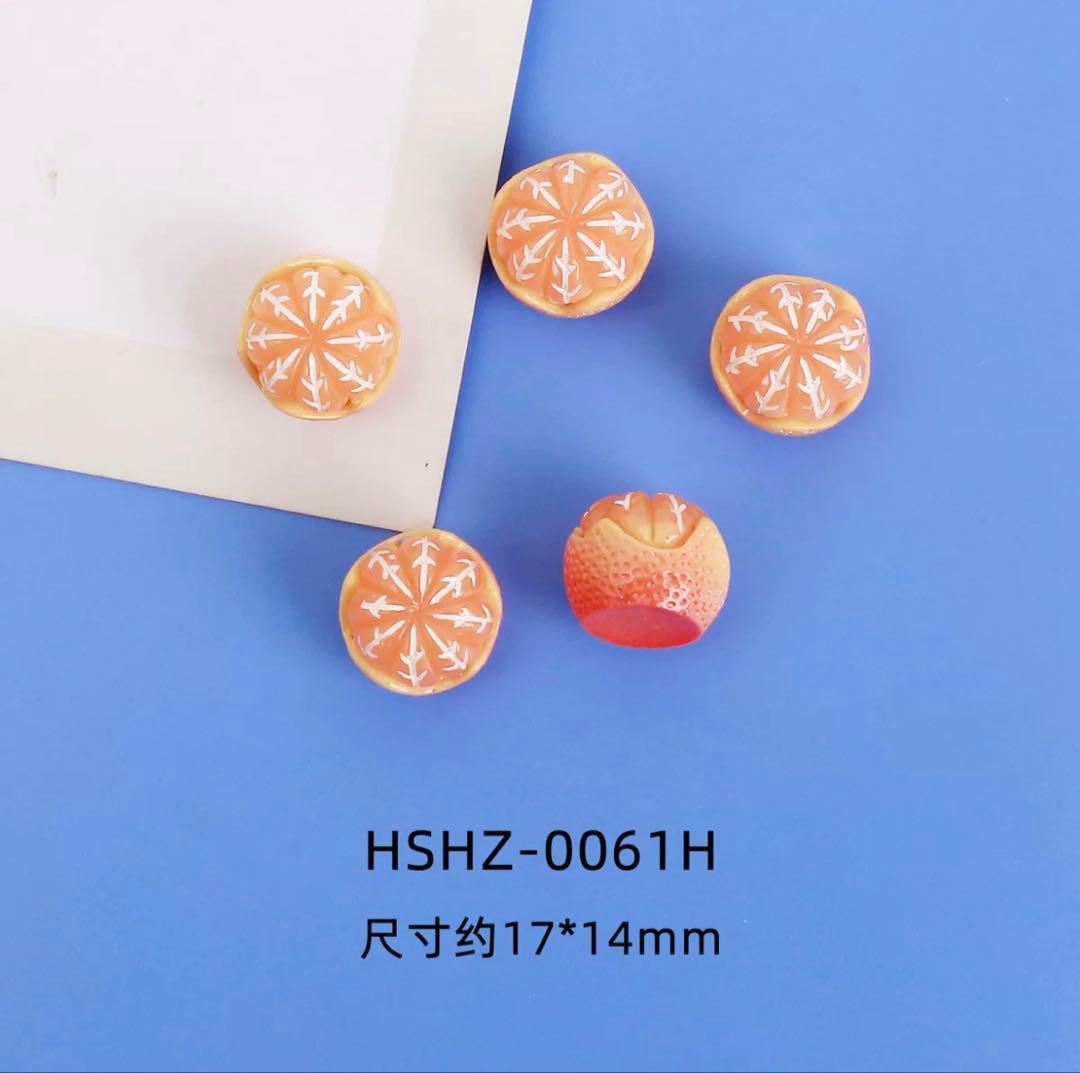 No.1597　選べるみかん　ミニチュア　デコパーツ