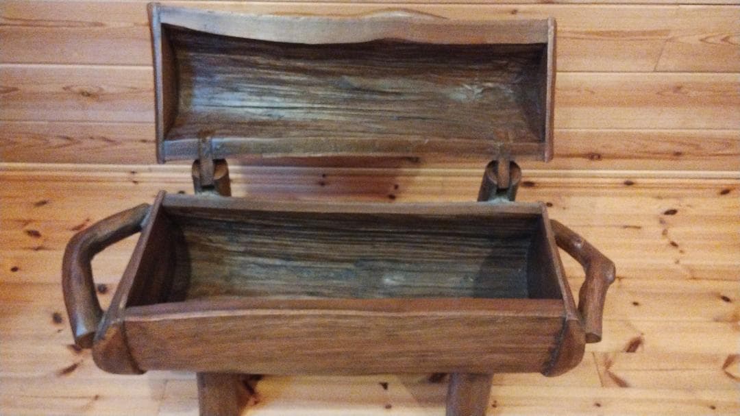 大型天然丸太家具 希少品