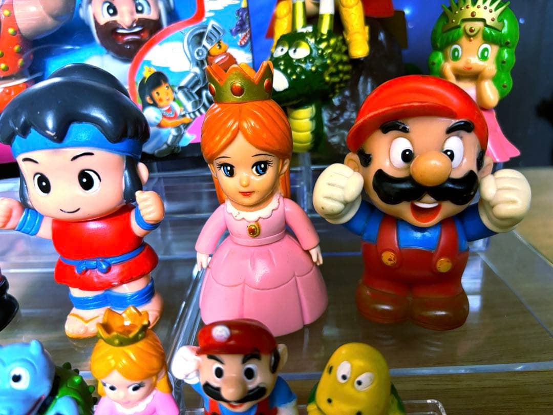 ☆1985-1986年 当時物 ゲームキャラクター ソフビ まとめてセット