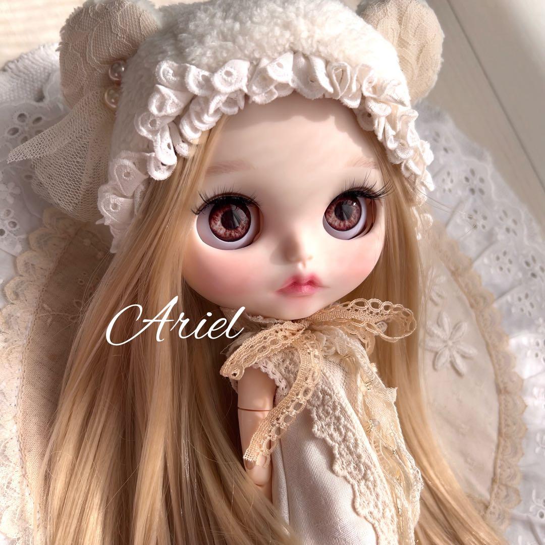 アイシードール アッシュブロンドストレート カスタム 白肌 海外ドール