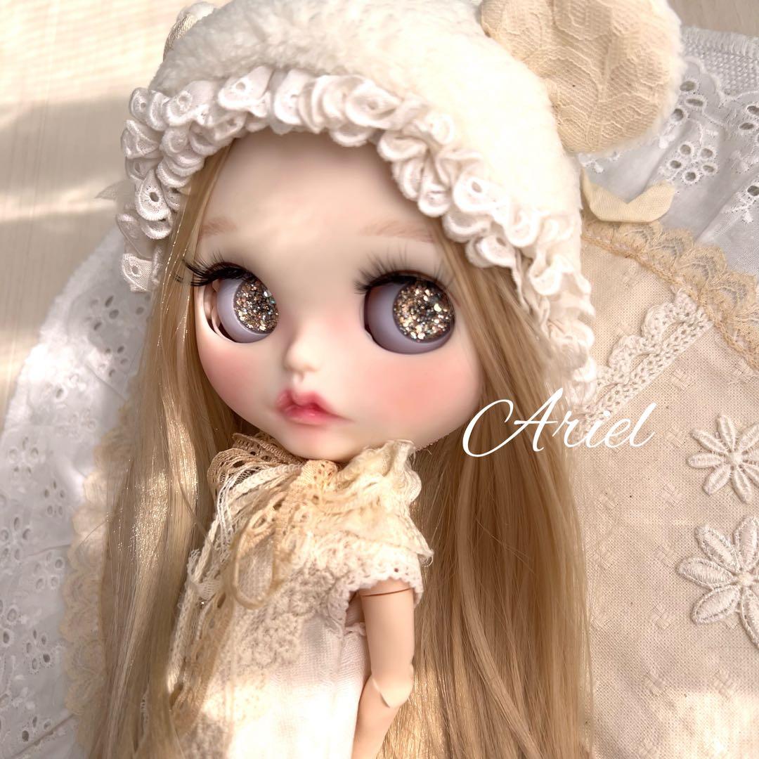 アイシードール アッシュブロンドストレート カスタム 白肌 海外ドール