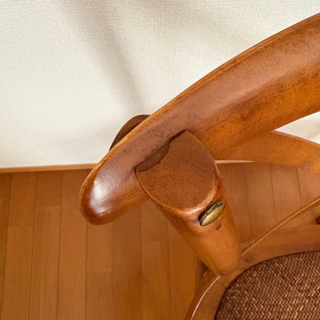 クロスバックチェア アンティーク ダイニングチェア ベントウッドチェア