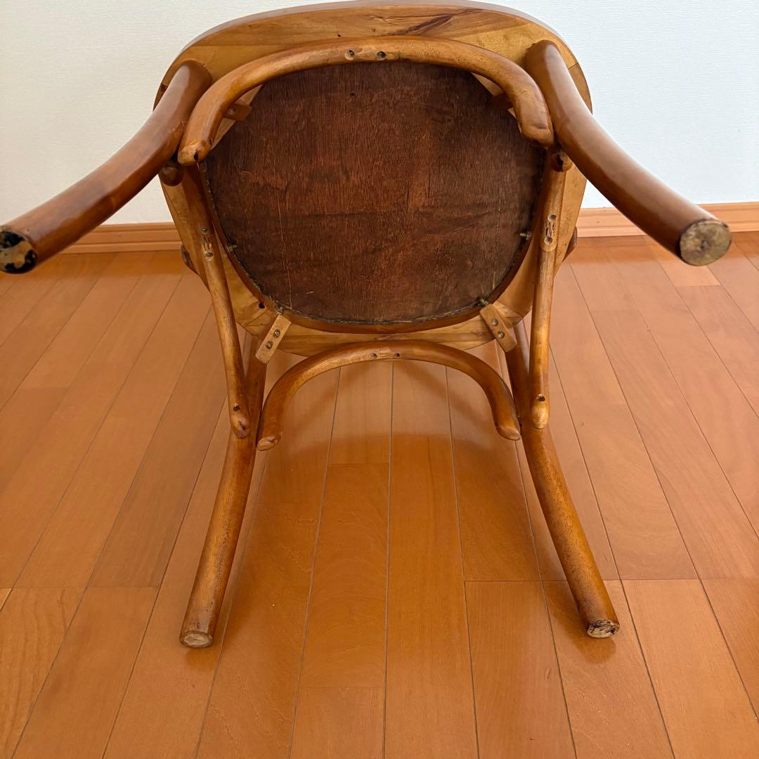 クロスバックチェア アンティーク ダイニングチェア ベントウッドチェア