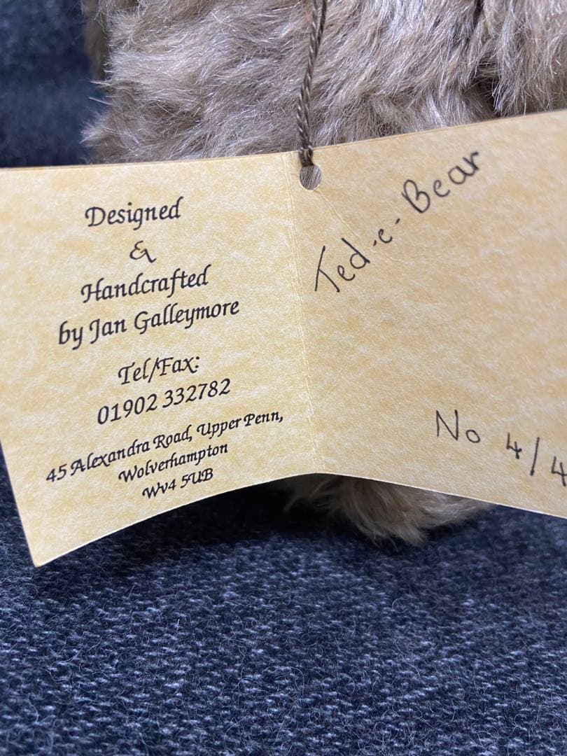 テディベアTed E. Bear 英国作家Ian Galleymore