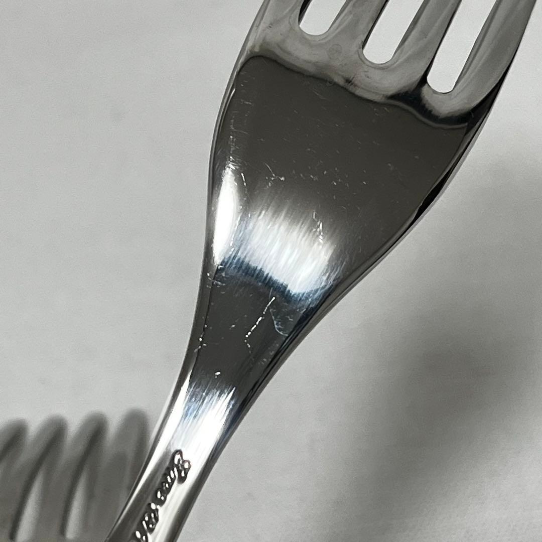 エメ ナポレオン 18-10 イタリア製 カトラリー クリア フォーク ケーキ