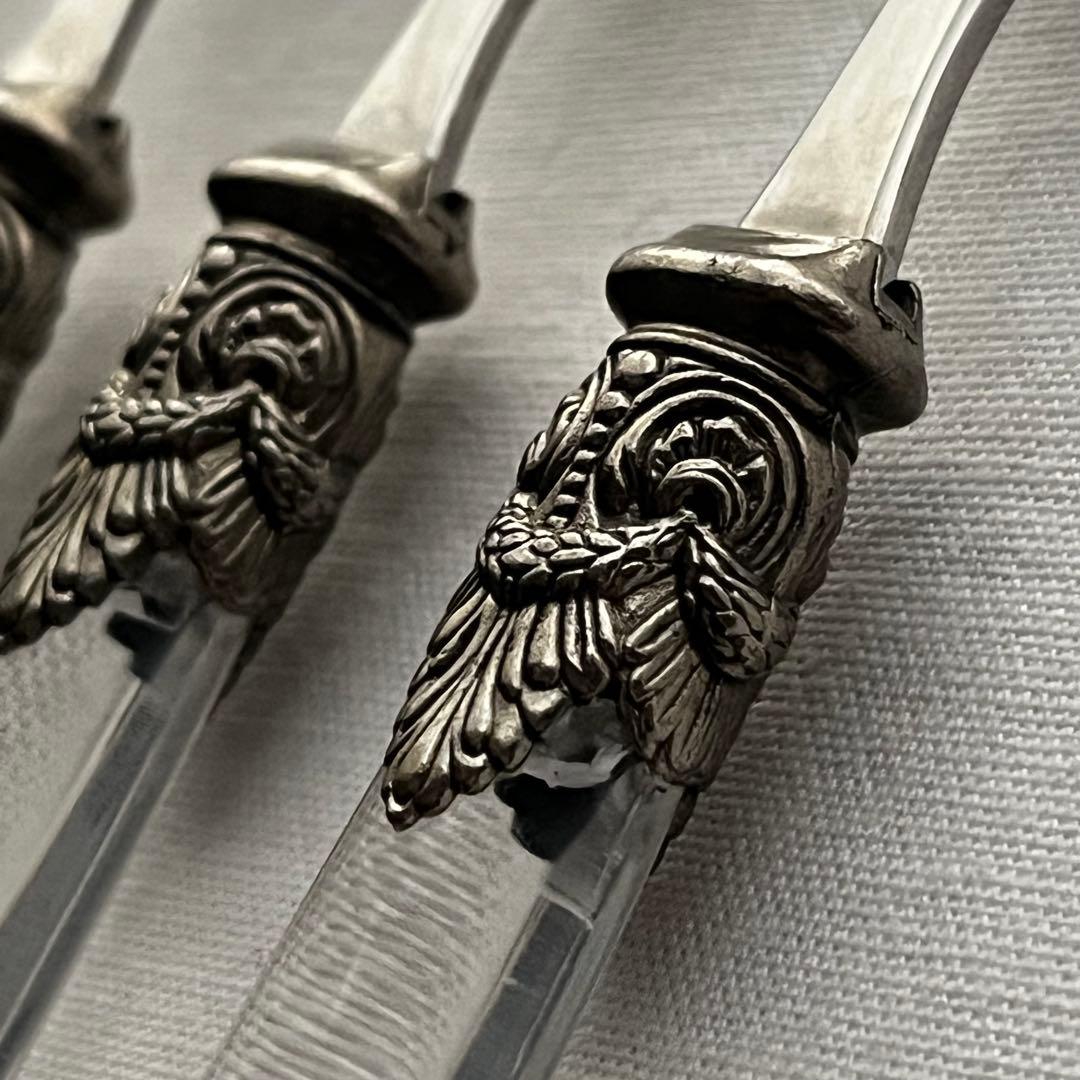 エメ ナポレオン 18-10 イタリア製 カトラリー クリア フォーク ケーキ