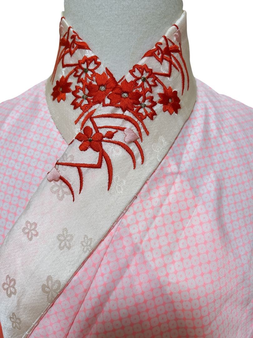 鮮やかなグリーン♡七五三　7歳　女の子　フルセット　一式　青緑　白