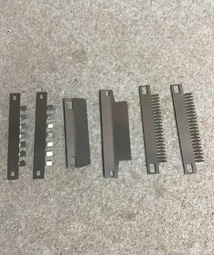 小野式製麺機1型　両刃用　ステンレス櫛刃(2.2mm・6.3mm) オリジナル