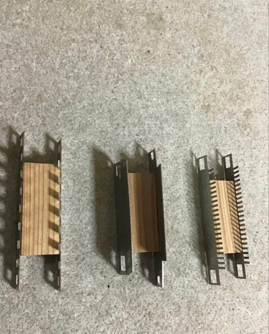 小野式製麺機1型　両刃用　ステンレス櫛刃(2.2mm・6.3mm) オリジナル