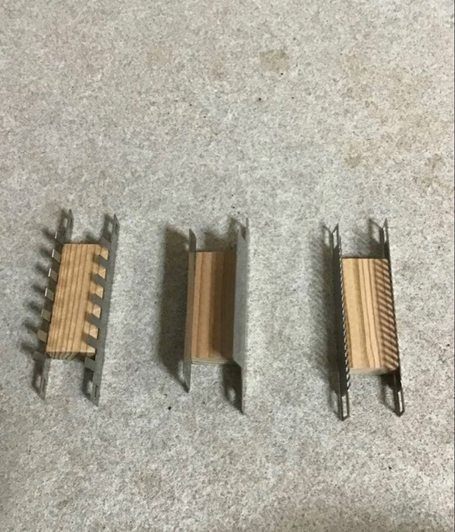 小野式製麺機1型　両刃用　ステンレス櫛刃(2.2mm・6.3mm) オリジナル