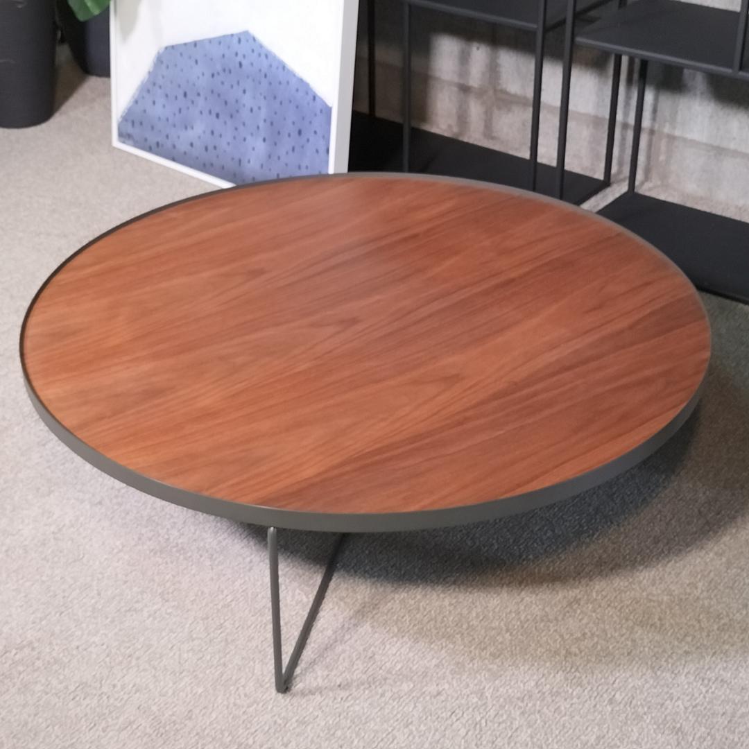 ローテーブル　リビングテーブル　円形　展示品(500)