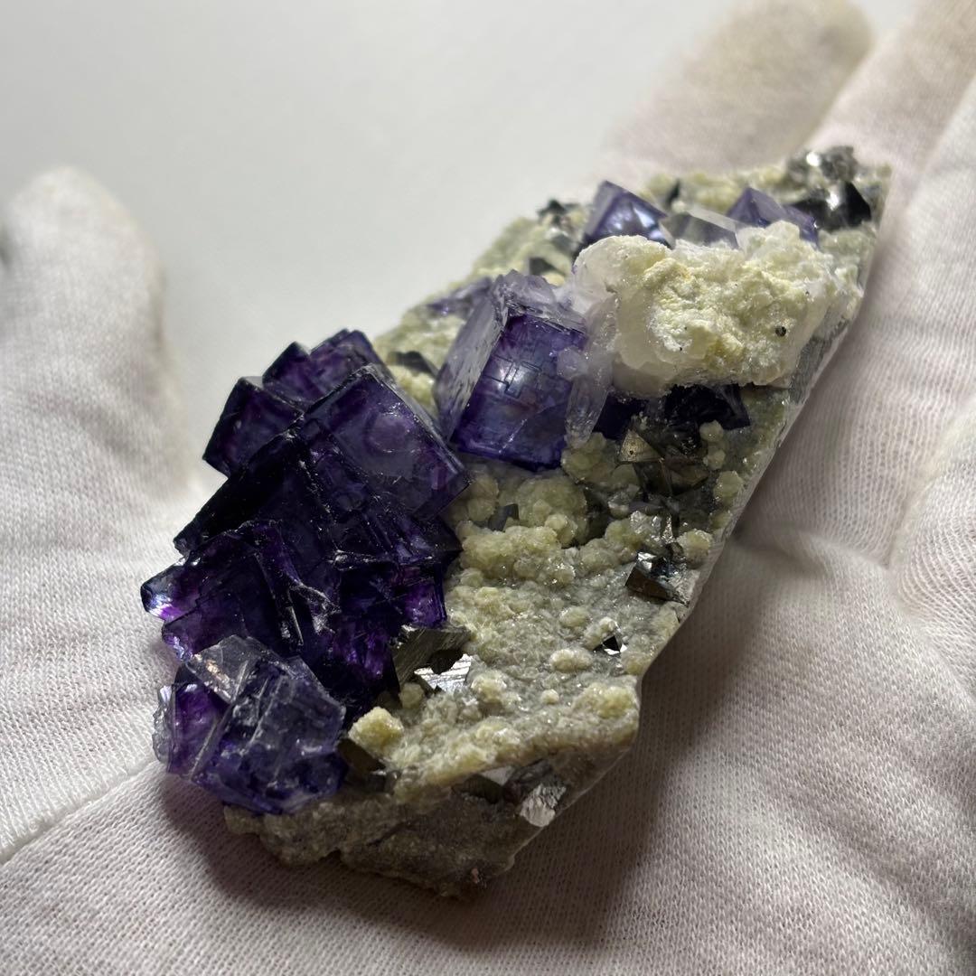 ヤオガンシャン産 フローライト クラスター 鉱物標本 セット