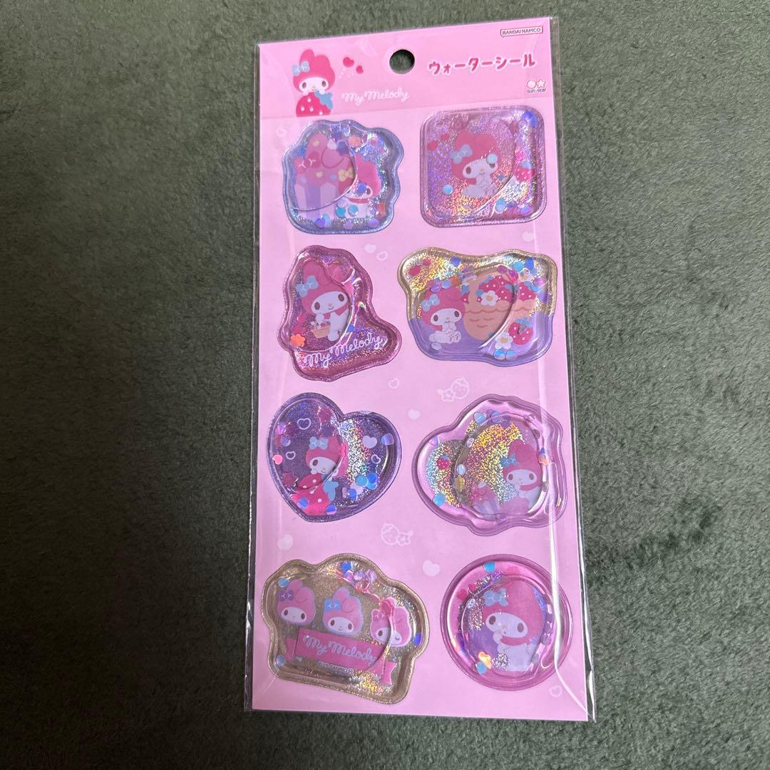 国内正規品 ウォーターシール おはじきシール サンリオ キャラクター