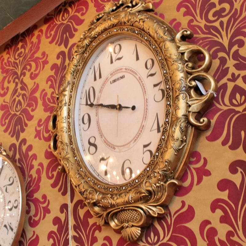 ウォールクロック ビクトリアンパレス ゴールド 掛け時計 655-106