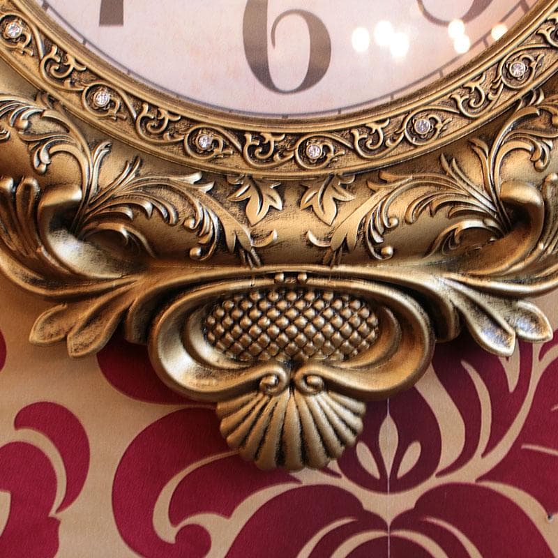 ウォールクロック ビクトリアンパレス ゴールド 掛け時計 655-106