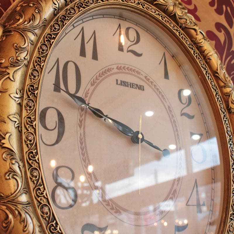 ウォールクロック ビクトリアンパレス ゴールド 掛け時計 655-106